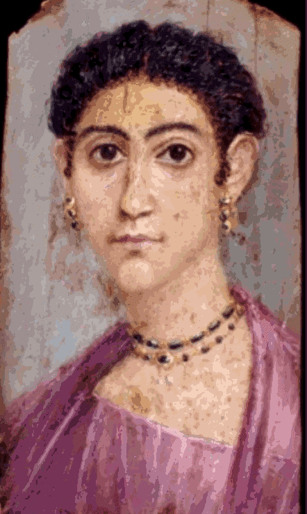 Fayum mummy portrait (100-120 AD), British museum. Fayum mummy portrait (100-120 AD), British museum.