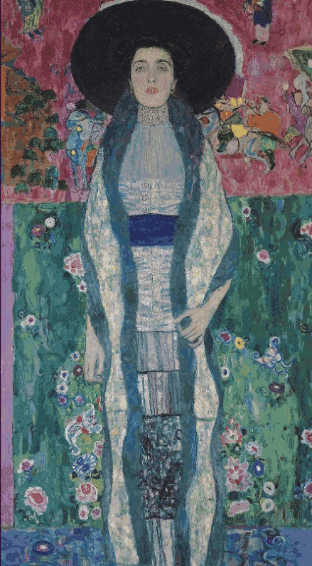 Portrait of Adele Bloch-Bauer II, Gustav Klimt, MOMA. Portrait of Adele Bloch-Bauer II, Gustav Klimt, MOMA.