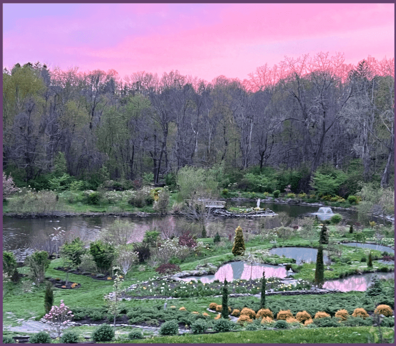 Sunset in Kinderhook, New York State. Sunset in Kinderhook, New York State.