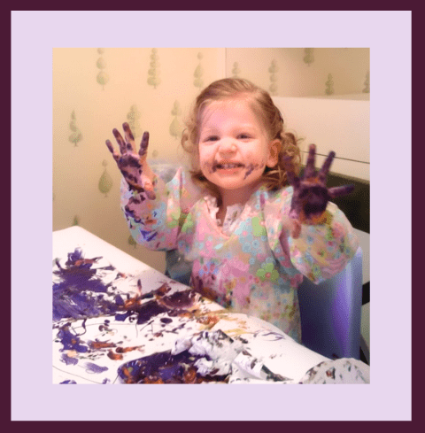 Xanthe Barton as a toddler. Xanthe Barton as a toddler.